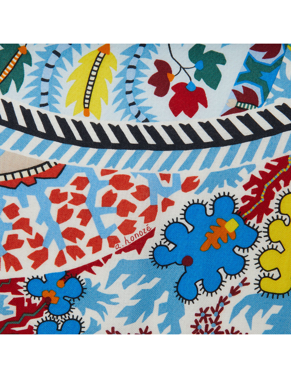 HERMES Paisley Blossom large shawl