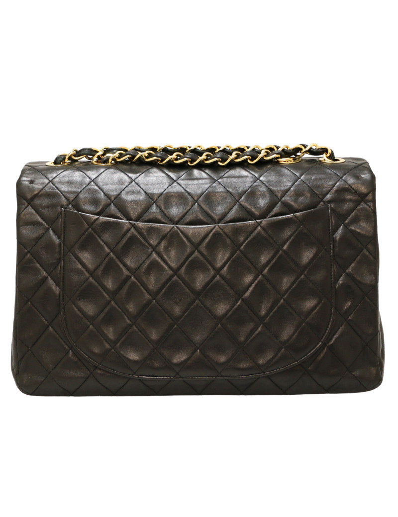 CHANEL Vintage black Maxi jumbo