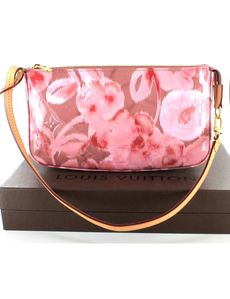 pochette LOUIS VUITTON vernie rose