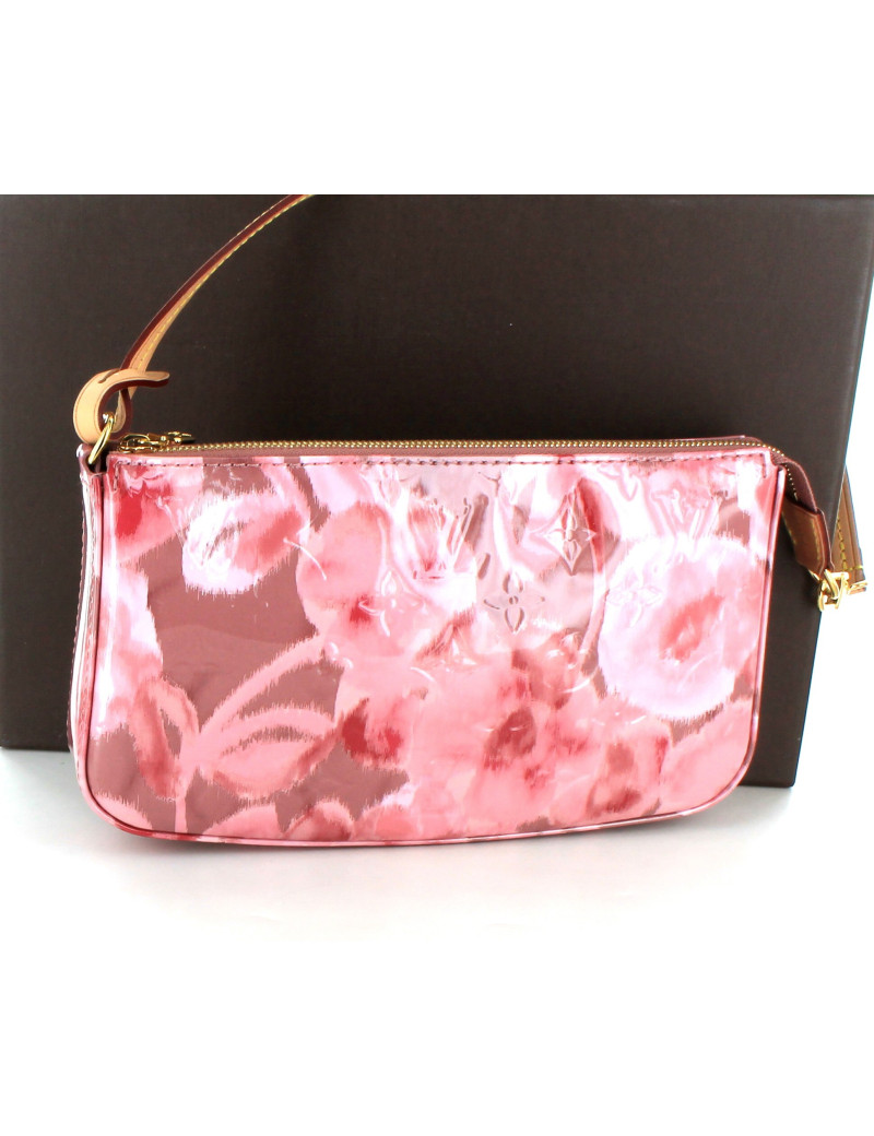 pochette LOUIS VUITTON vernie rose