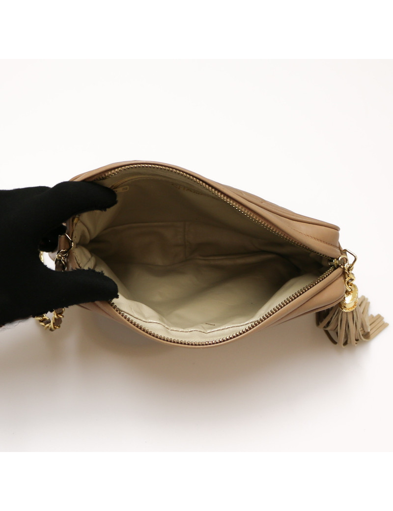 CHANEL vintage beige Camera bag