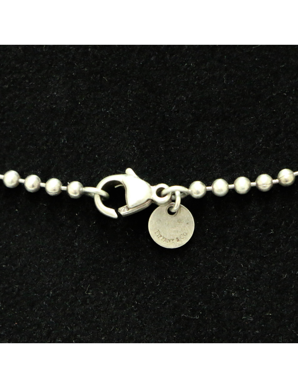 Collier TIFFANY & Co NEW YORK argent