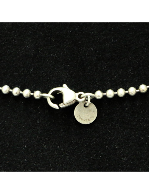 Collier TIFFANY & Co NEW YORK argent