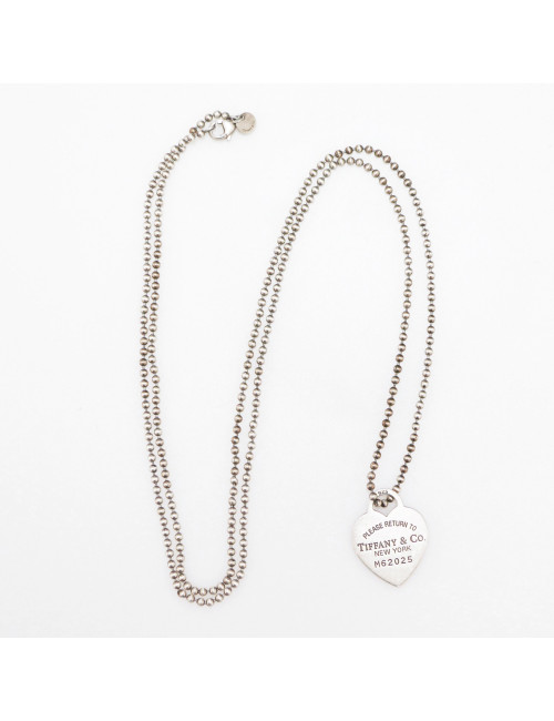 Collier TIFFANY & Co NEW YORK argent