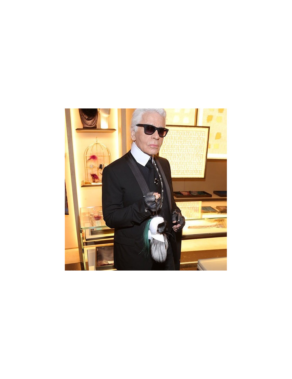 Porte clefs FENDI Karlito