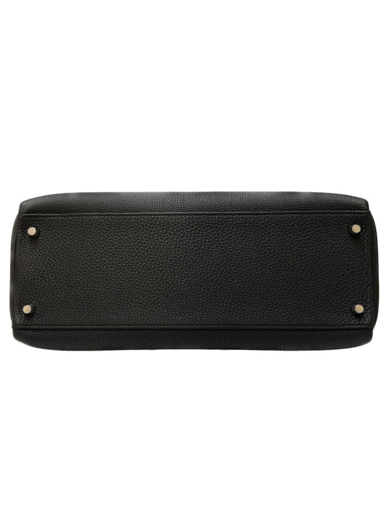 Sac HERMES Kelly 35 gris graphite