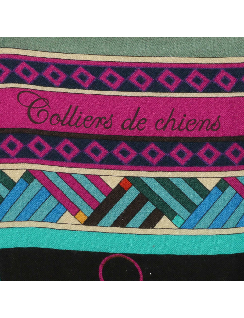 Châle HERMES Colliers de chiens