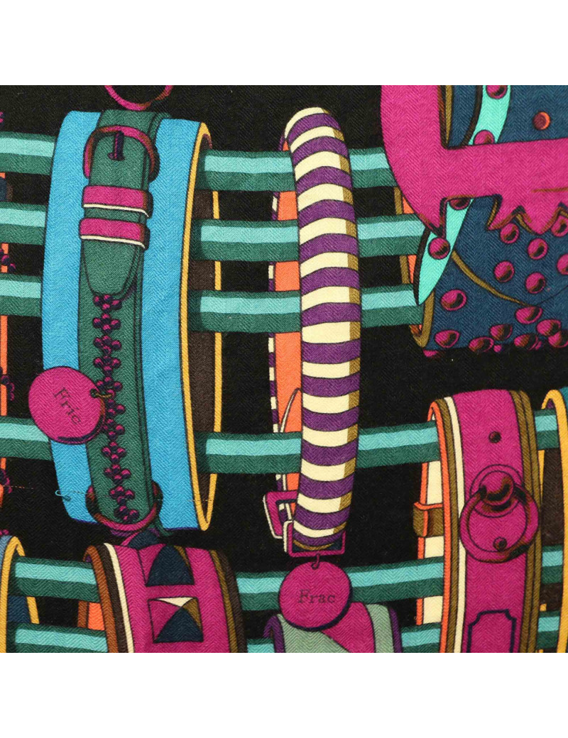 Châle HERMES Colliers de chiens