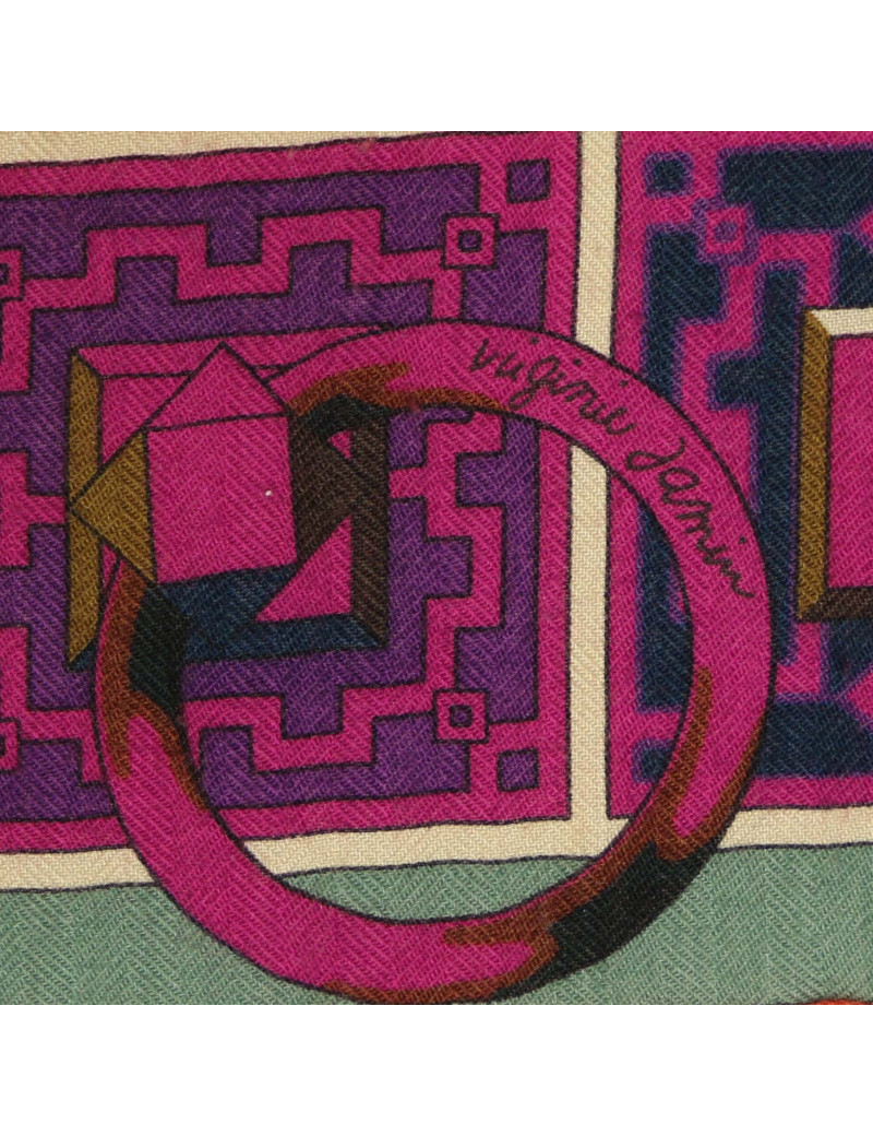 Châle HERMES Colliers de chiens