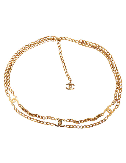 Ceinture CHANEL chaine dorée vintage