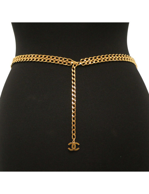 Ceinture CHANEL chaine dorée vintage