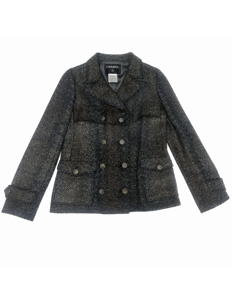 Tailleur CHANEL T 36 Paris Dallas veste jupe 