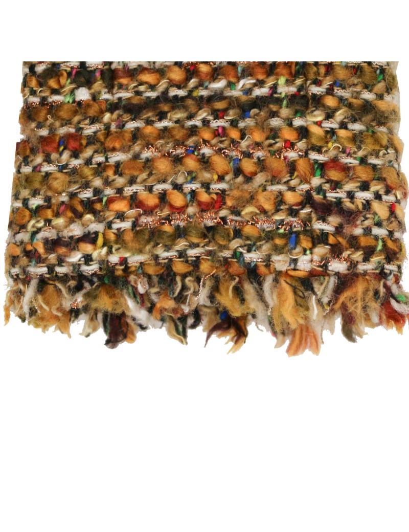 Veste T 42 CHANEL tweed fils d'or Aut 2003