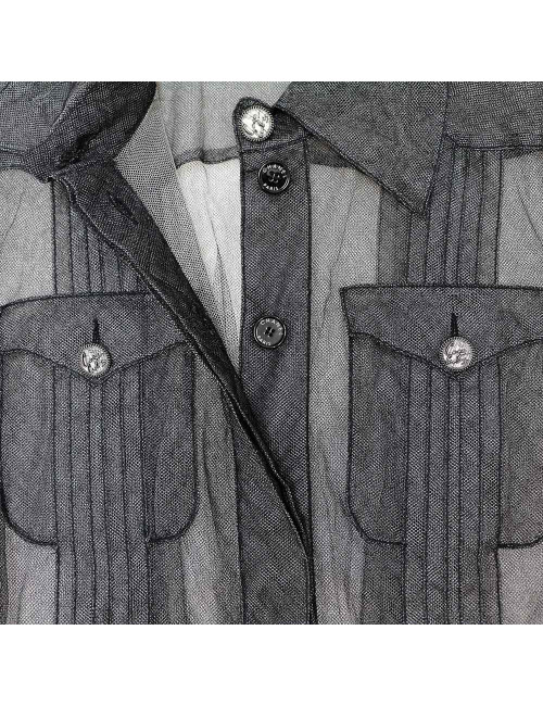 Blouse T38 CHANEL voile avec cravate