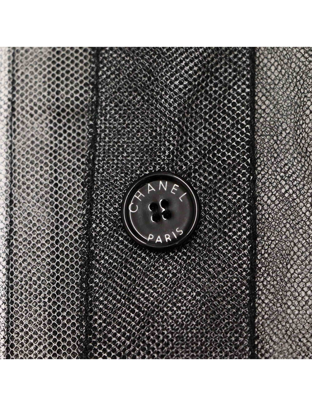 Blouse T38 CHANEL voile avec cravate