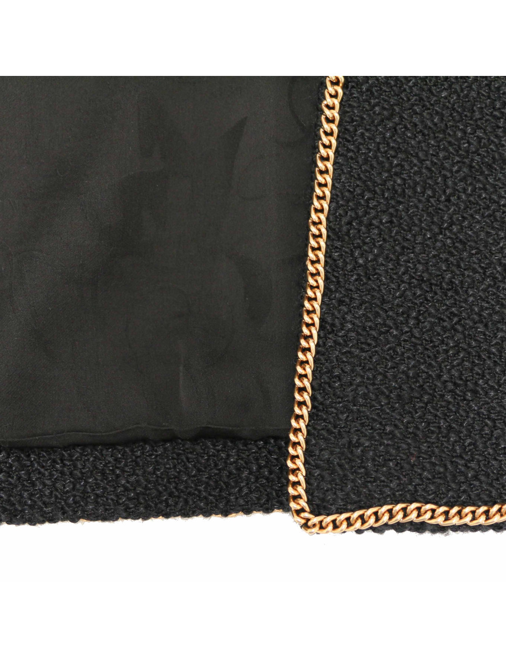 Veste 46 C HANEL tweed noir 