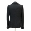 Veste T 42 CHNEL tweed noir