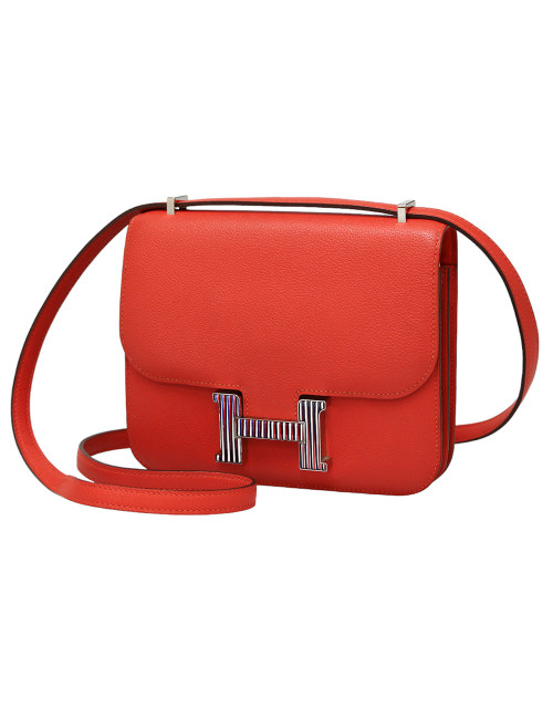 Mini Constance HERMES feu