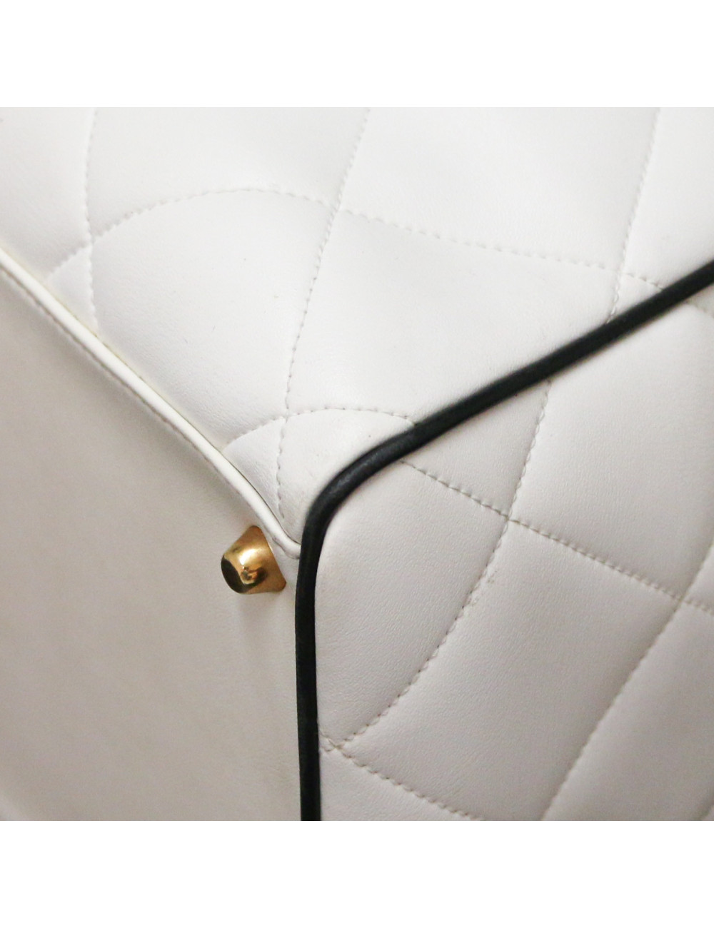 Sac Bowling CHANEL blanc voyage