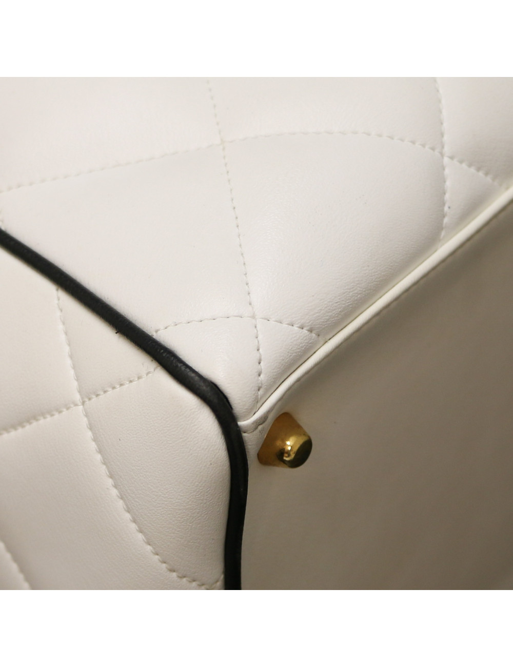 Sac Bowling CHANEL blanc voyage