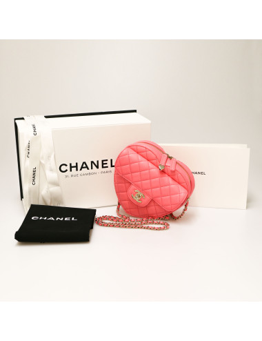 Sac Coeur CHANEL rose 2