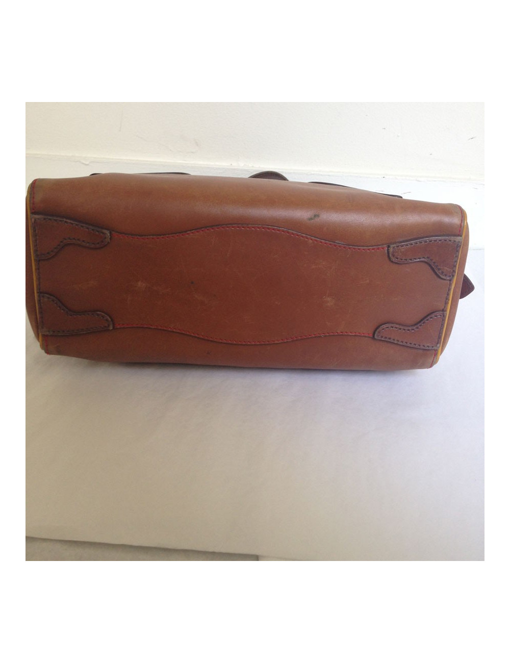 Sac PRADA cuir marron