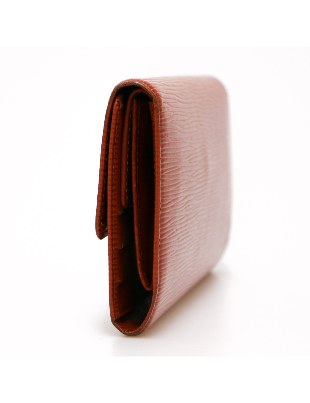 Compagnon LOUIS VUITTON cuir épi gold