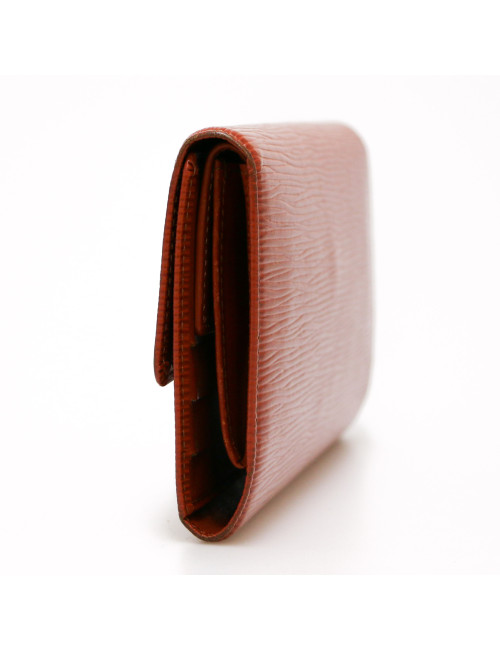 Compagnon LOUIS VUITTON cuir épi gold