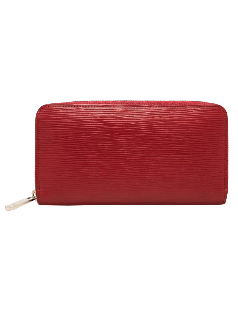 Compagnon LOUIS VUITTON cuir épi zippé