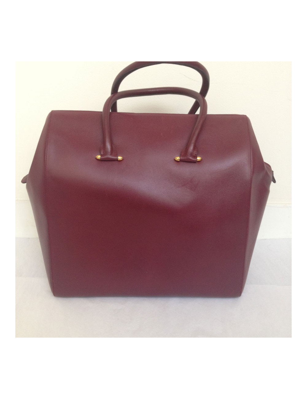 Sac CARTIER en cuir bordeaux