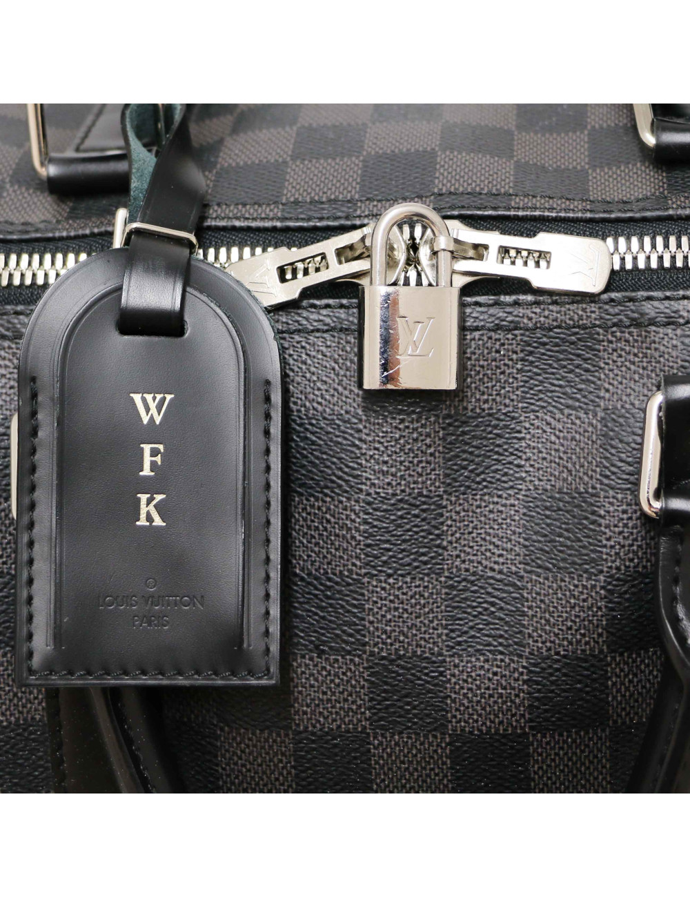 Sac Keepall 50 Bandoulière LOUIS VUITTON Damier graphite