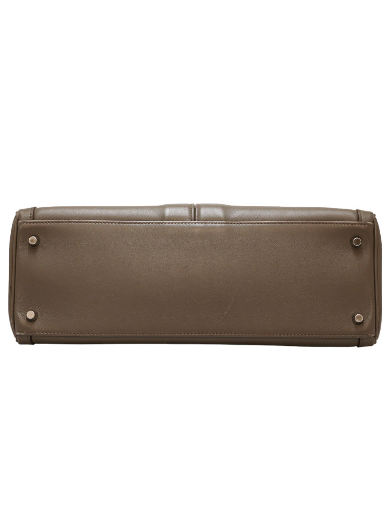 Kelly 35 Lakis HERMES swift gris étain