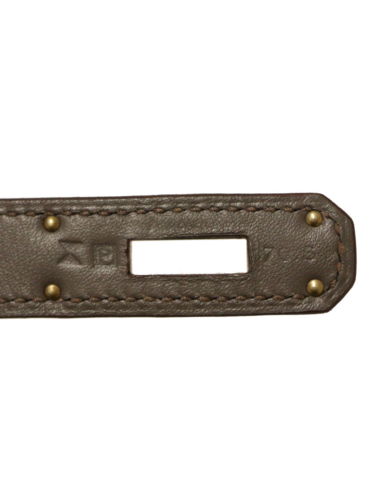 Kelly 35 Lakis HERMES swift gris étain