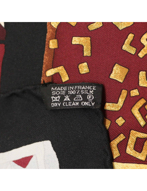 Carré HERMES masques africains