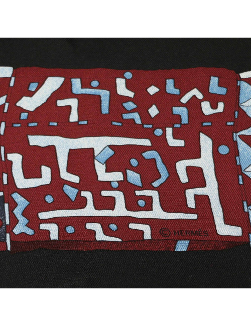 Carré HERMES masques africains