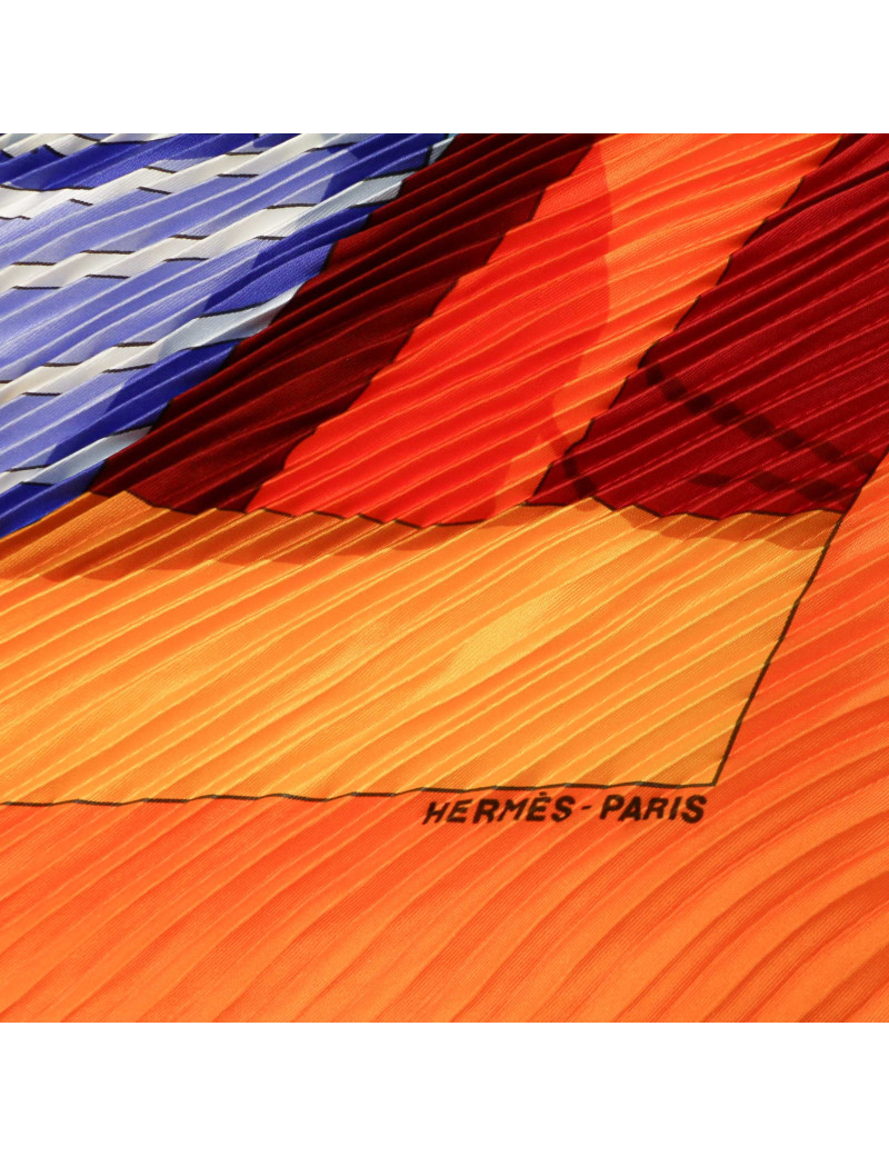 Plissé HERMES Charmes des plages normandes