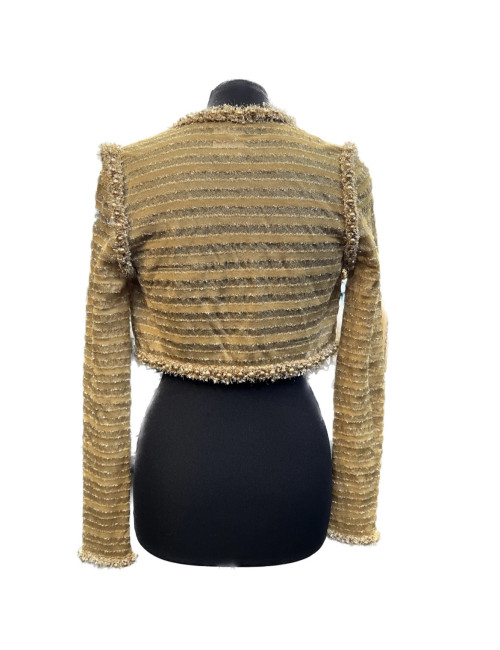 Gilet crop top CHANEL T34 Paris-Dubai