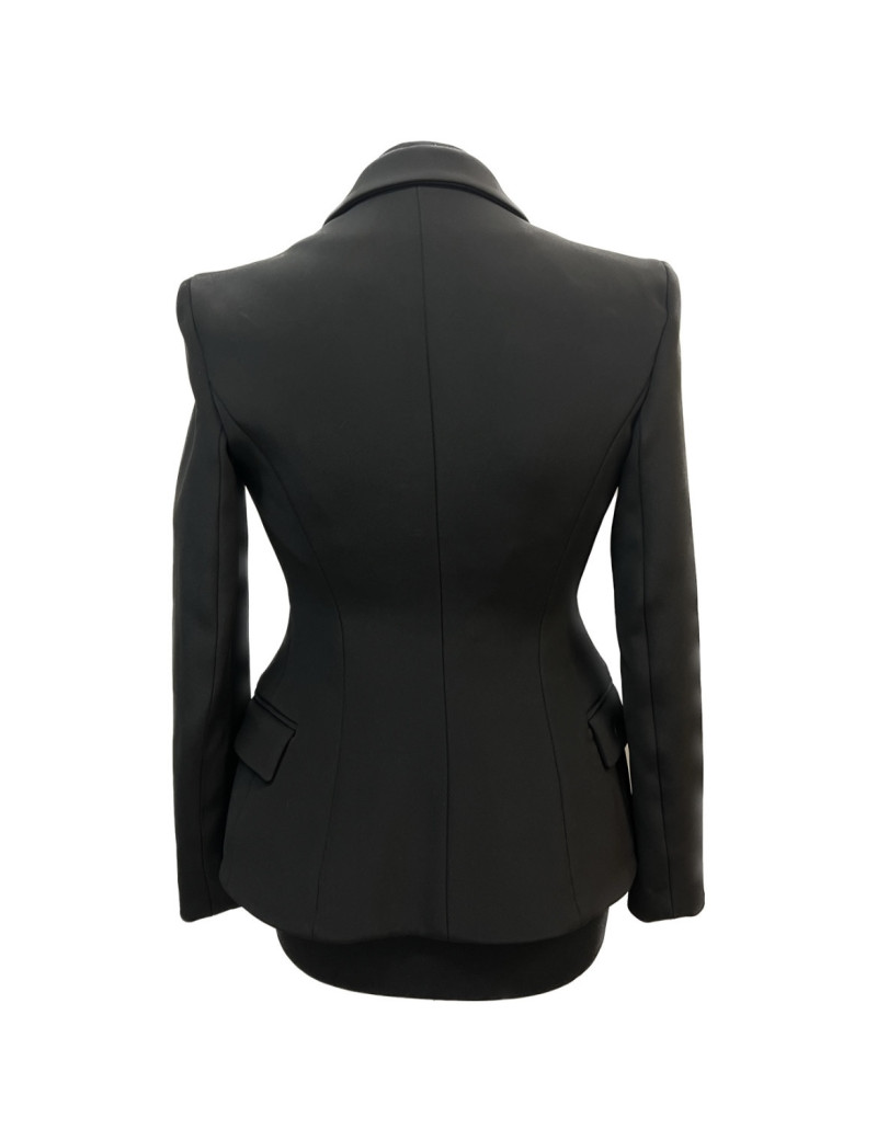 Veste noire CHRISITIAN DIOR ceintrée