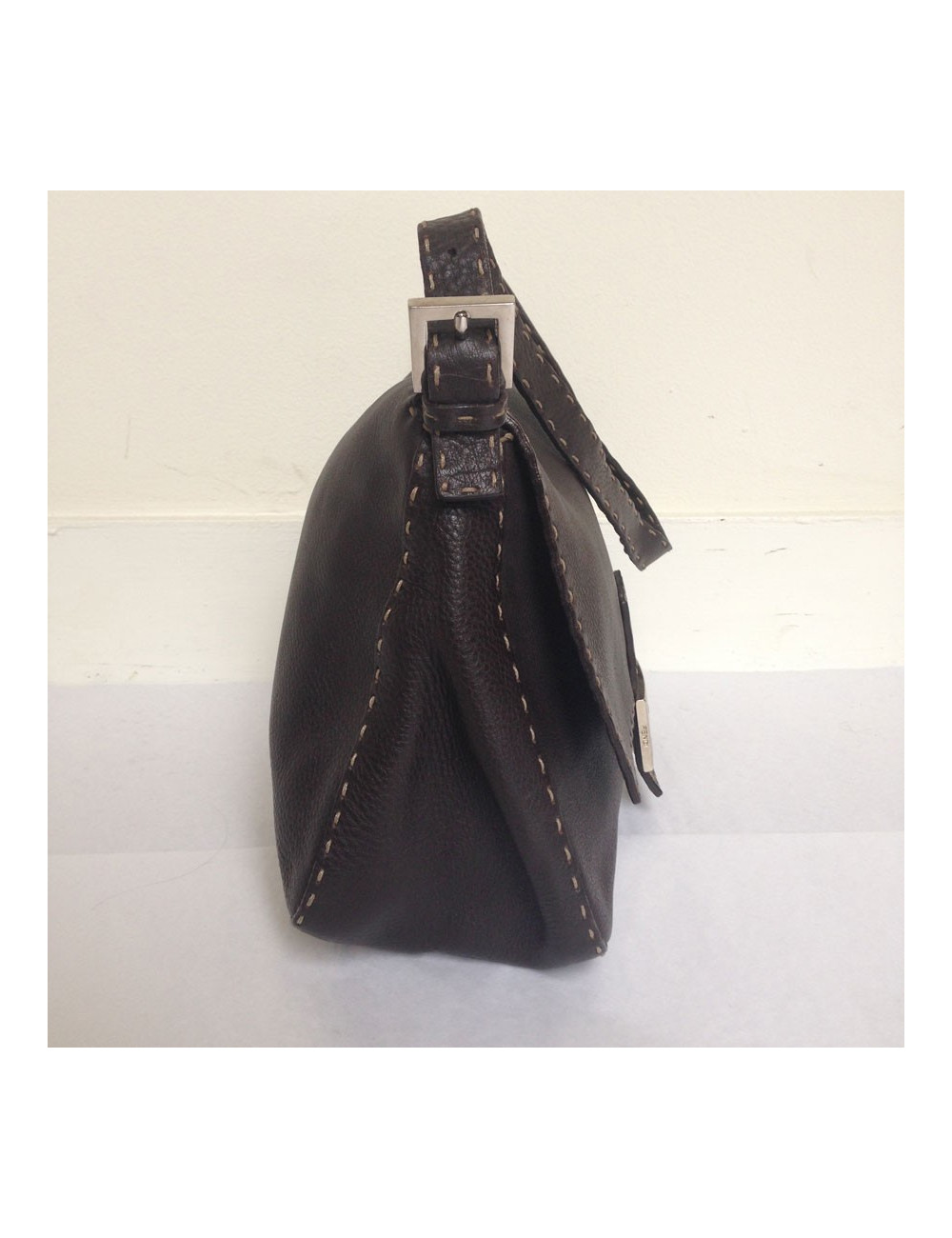 Sac cuir marron FENDI