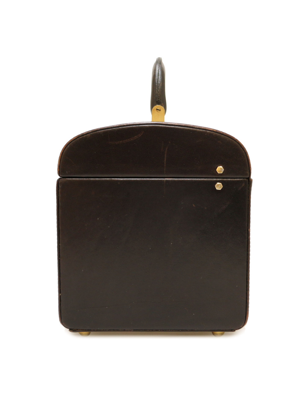 Malette vintage CELINE toile de coton