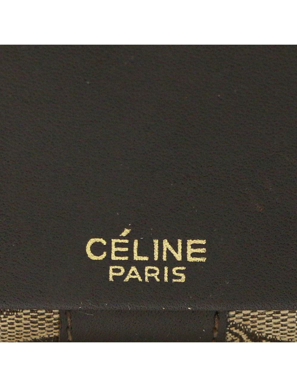 Malette vintage CELINE toile de coton