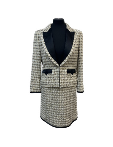 Tailleur veste jupe CHANEL t40