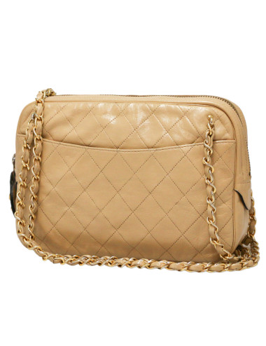 Sac caméra CHANEL beige