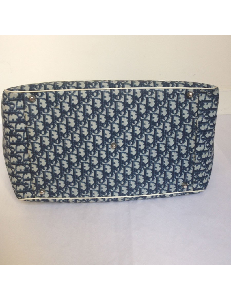 Sac DIOR monogram bleu jean