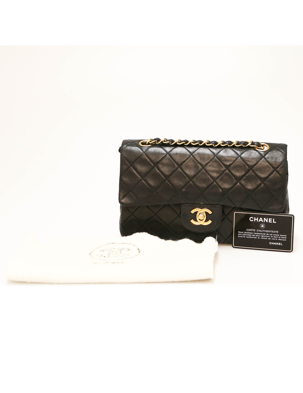Sac CHANEL classique noir vintage