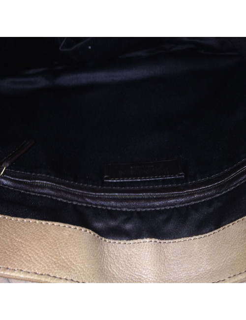 Sac YVES SAINT LAURENT cuir taupe