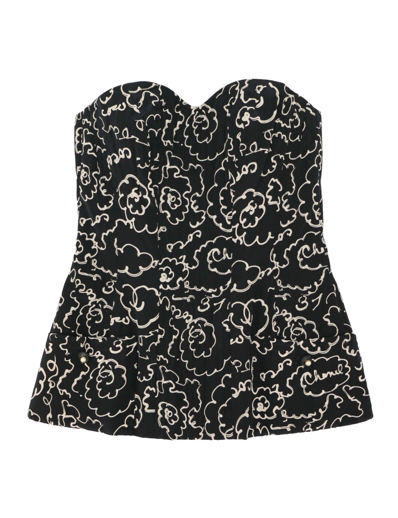 Ensemble CHANEL printemps été 1993 T40  short haut gainé 