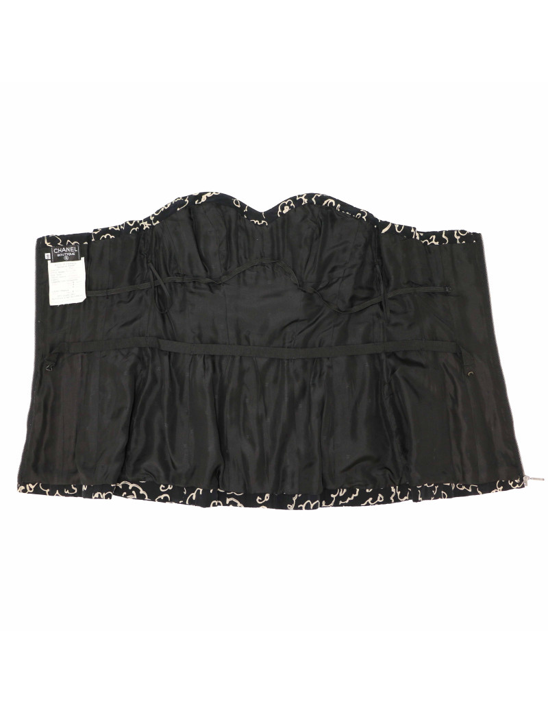 Ensemble CHANEL printemps été 1993 T40  short haut gainé 