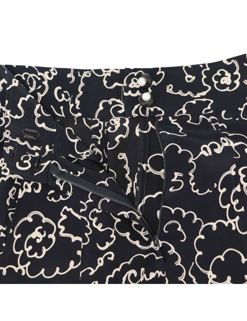 Ensemble CHANEL printemps été 1993 T40  short haut gainé 