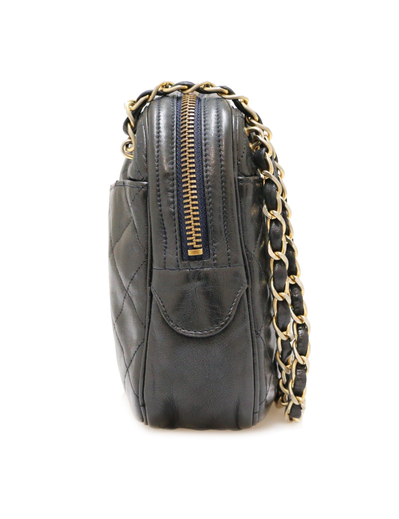 Sac camera CHANEL noir vintage